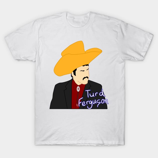 Norm Macdonald aka Burt Reynolds aka Turd Ferguson T-Shirt by Ahhhvocadoh